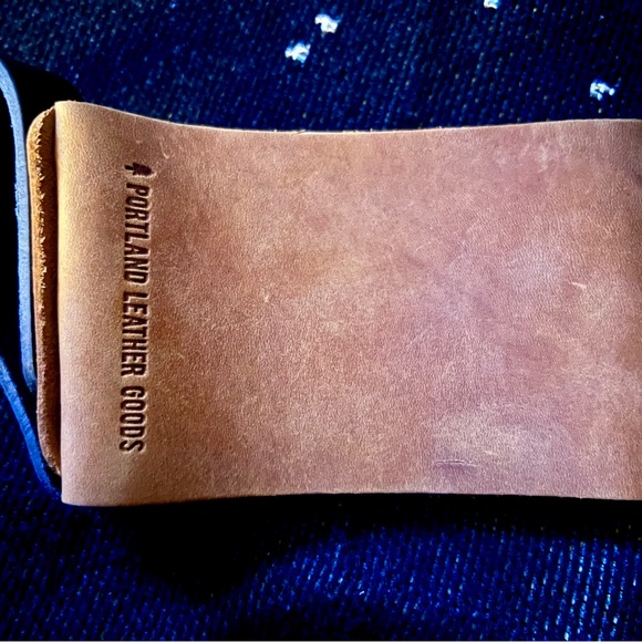 SOLD portland leather goods DAKOTA mug hugger - Picture 4 of 5